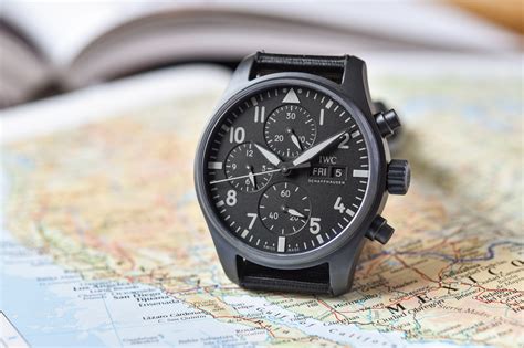 iwc pilot chronograph top gun replica|iwc top gun ceratanium.